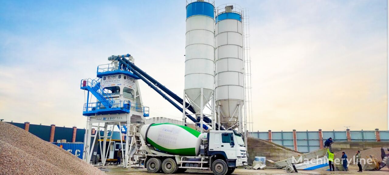 nova FABO SKIP SYSTEM CONCRETE BATCHING PLANT | 120m3/h Capacity  betonara