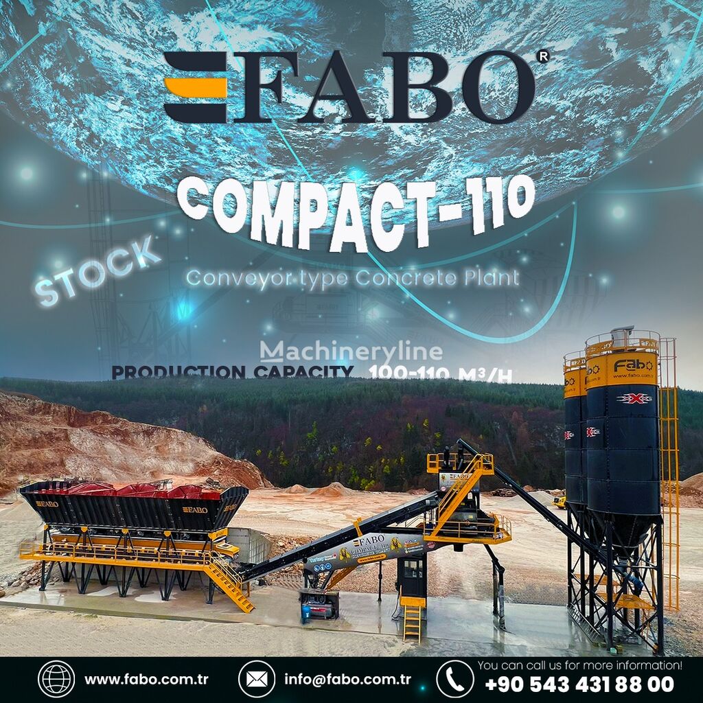 nova FABO BETONNYY ZAVOD FABOMIX COMPACT-110 | NOVYY PROEKT   betonara