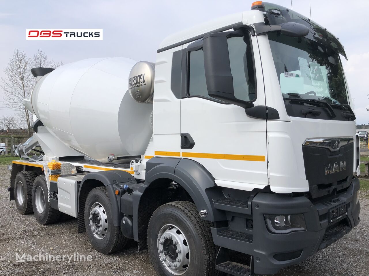 novi MAN TGS 35.480, 8x4 BB, EURO 6, YEAR 2024,  10m, 1om - NEW kamion s mješalicom za beton
