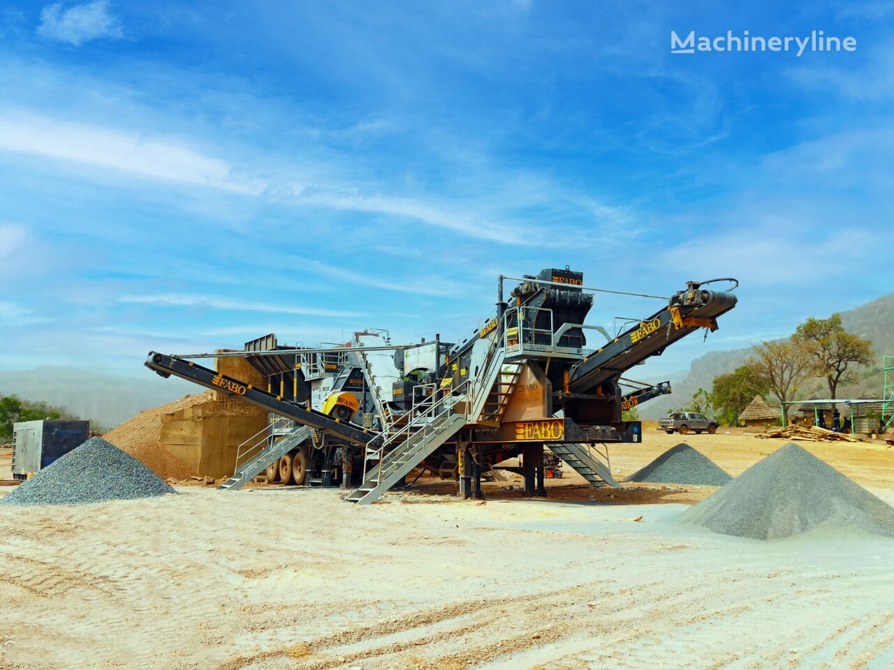 novo FABO MCK-60 MOBILE CRUSHING & SCREENING PLANT FOR HARDSTONE pokretno postrojenje za drobljenje